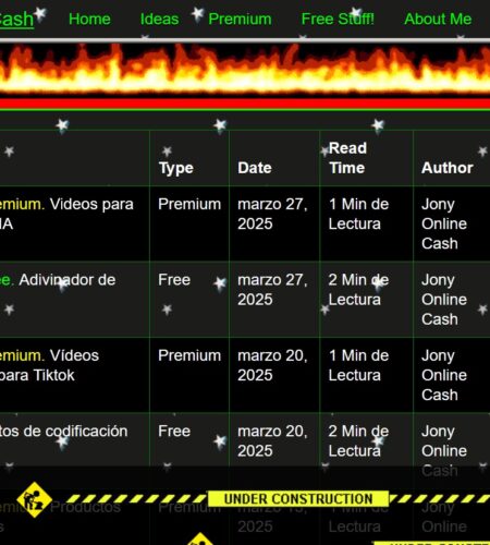 Idea 177. Free. Webs añejas